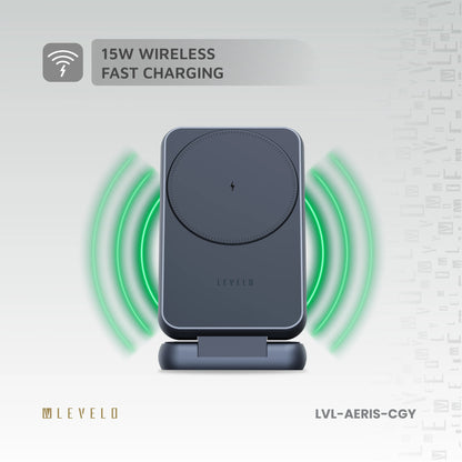 Levelo 3 in 1 Foldable Wireless Charger