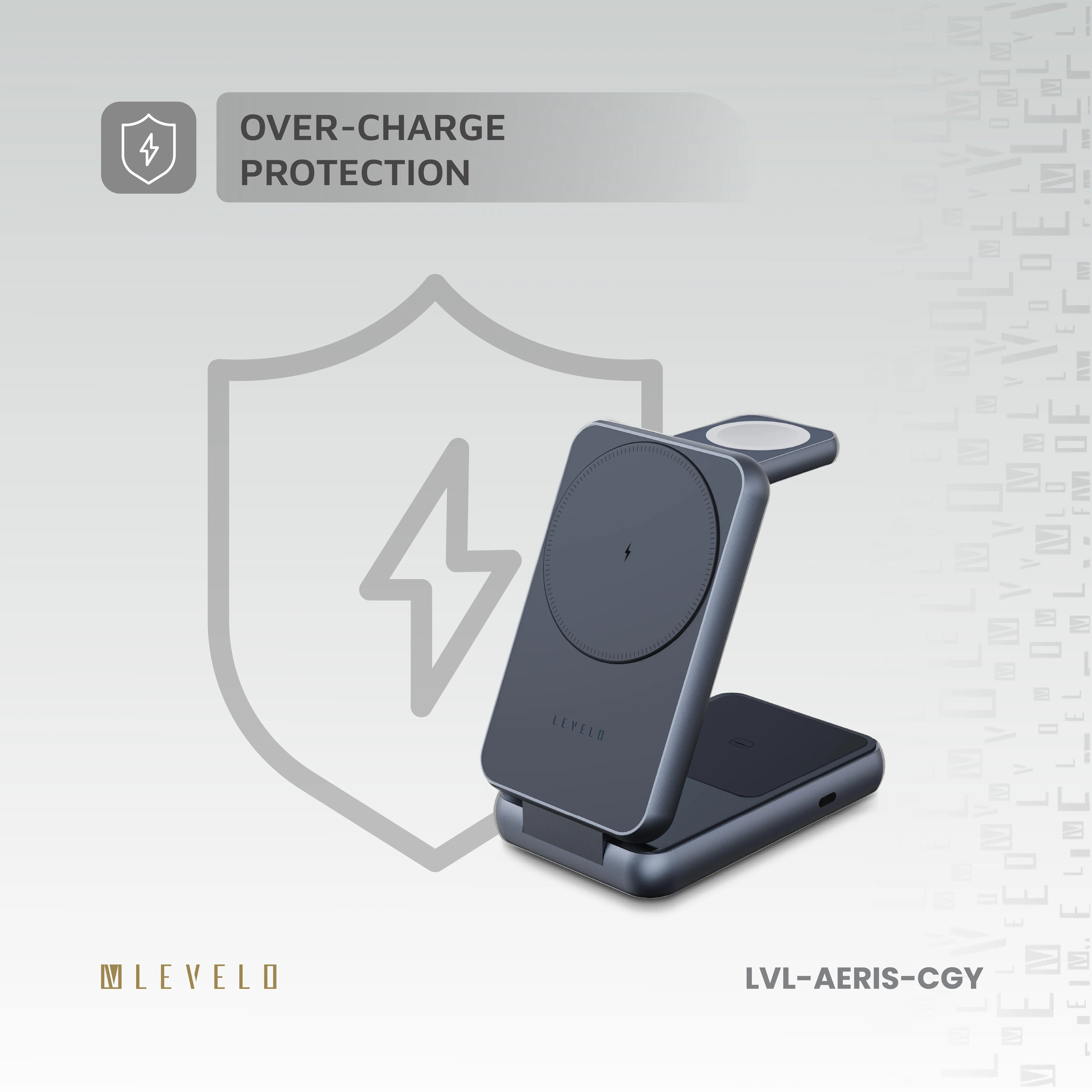 Levelo 3 in 1 Foldable Wireless Charger