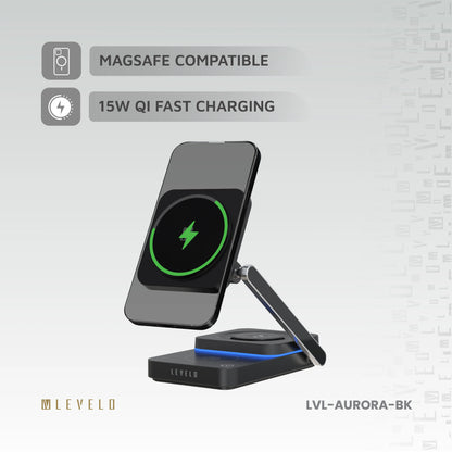Levelo Aurora 3 In 1 Wireless Charger
