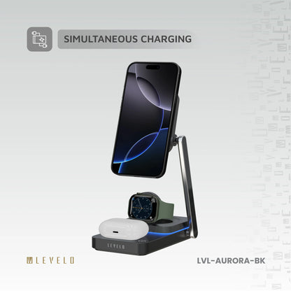 Levelo Aurora 3 In 1 Wireless Charger