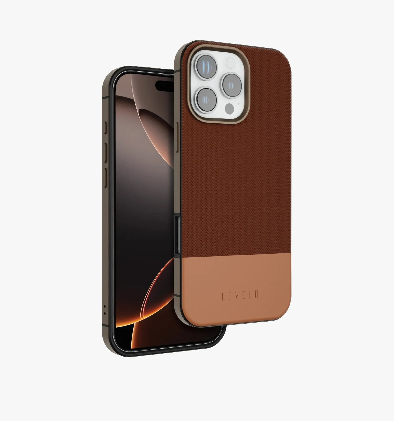 Levelo Cuir Two Tone Leather Case