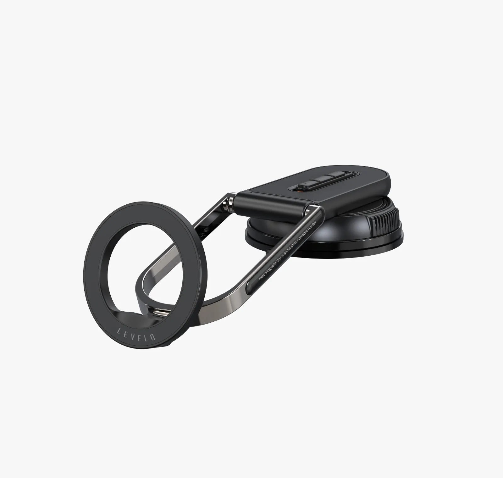 Levelo Nero MagSafe Car & Selfie Stick Portable Holder