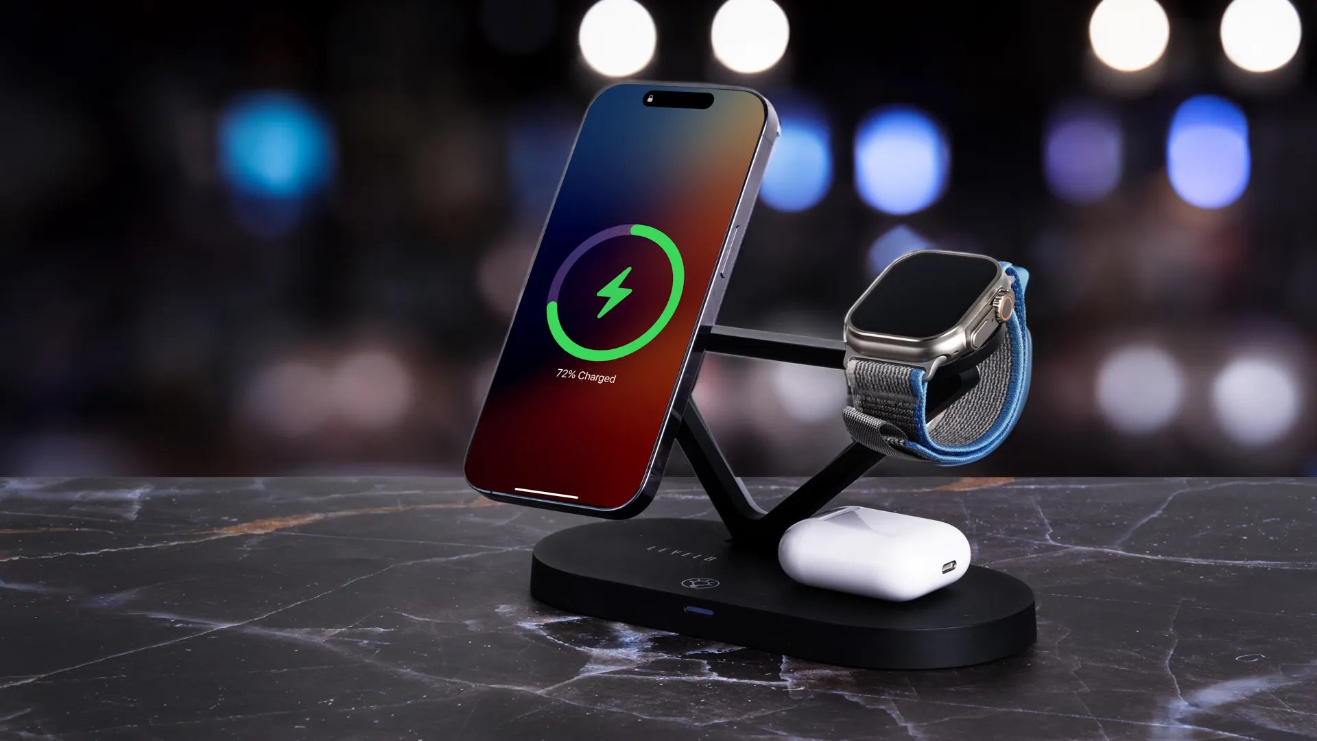 Levelo Premio 5 In 1 Wireless Charging Pad