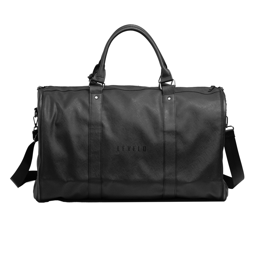 Levelo AllEnStyle Saffiano Leather Travel Duffle Bag