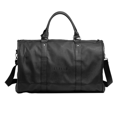 Levelo AllEnStyle Saffiano Leather Travel Duffle Bag