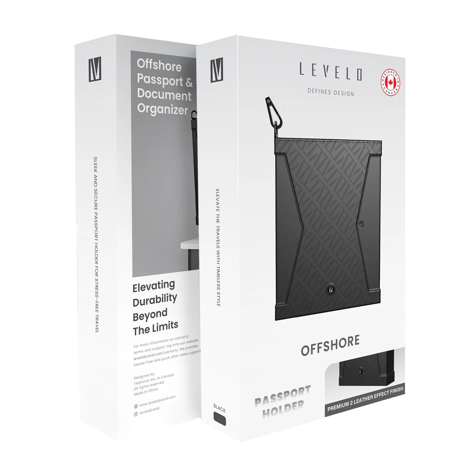 Levelo Offshore Passport Holder Leather Case