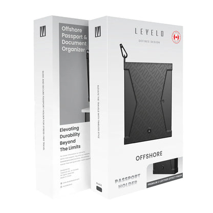Levelo Offshore Passport Holder Leather Case