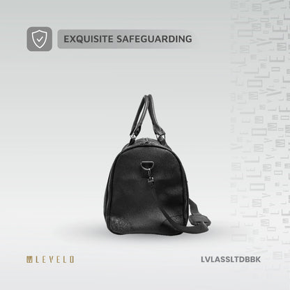 Levelo AllEnStyle Saffiano Leather Travel Duffle Bag