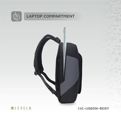 Levelo Lisbon Carrying Laptop/Universal 15.6” Backpack