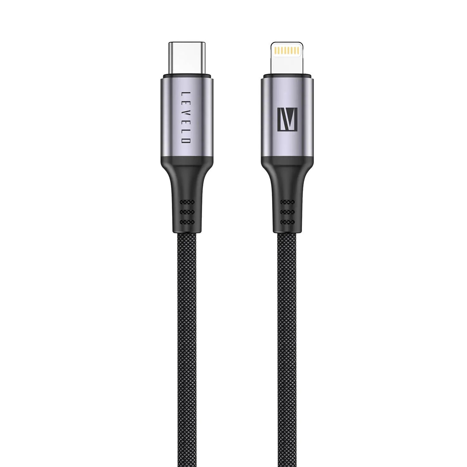 Levelo Otto USB C to Lightning 30W Leather Cable