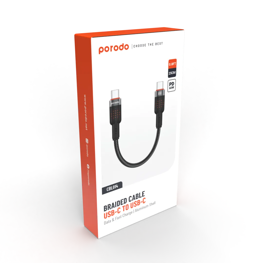 Porodo Braided Cable