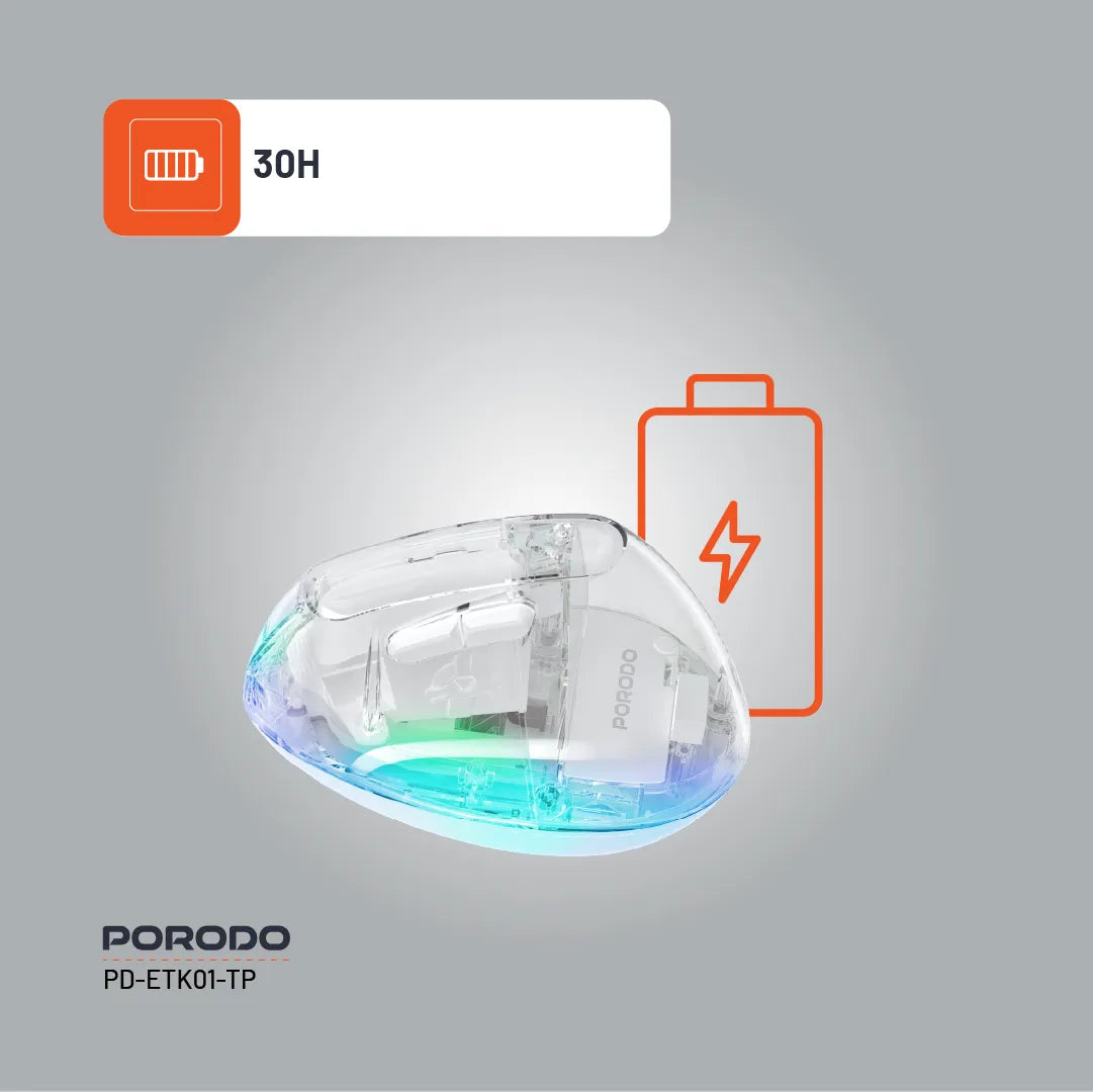 Porodo Vertical 4800 DPI Wireless Mouse