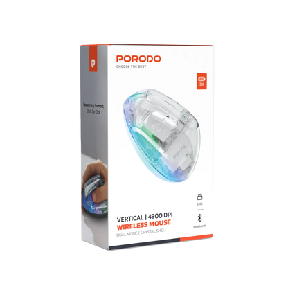 Porodo Vertical 4800 DPI Wireless Mouse
