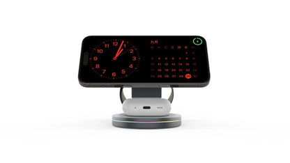 Porodo Rotating Base Three-Device Wireless Charger