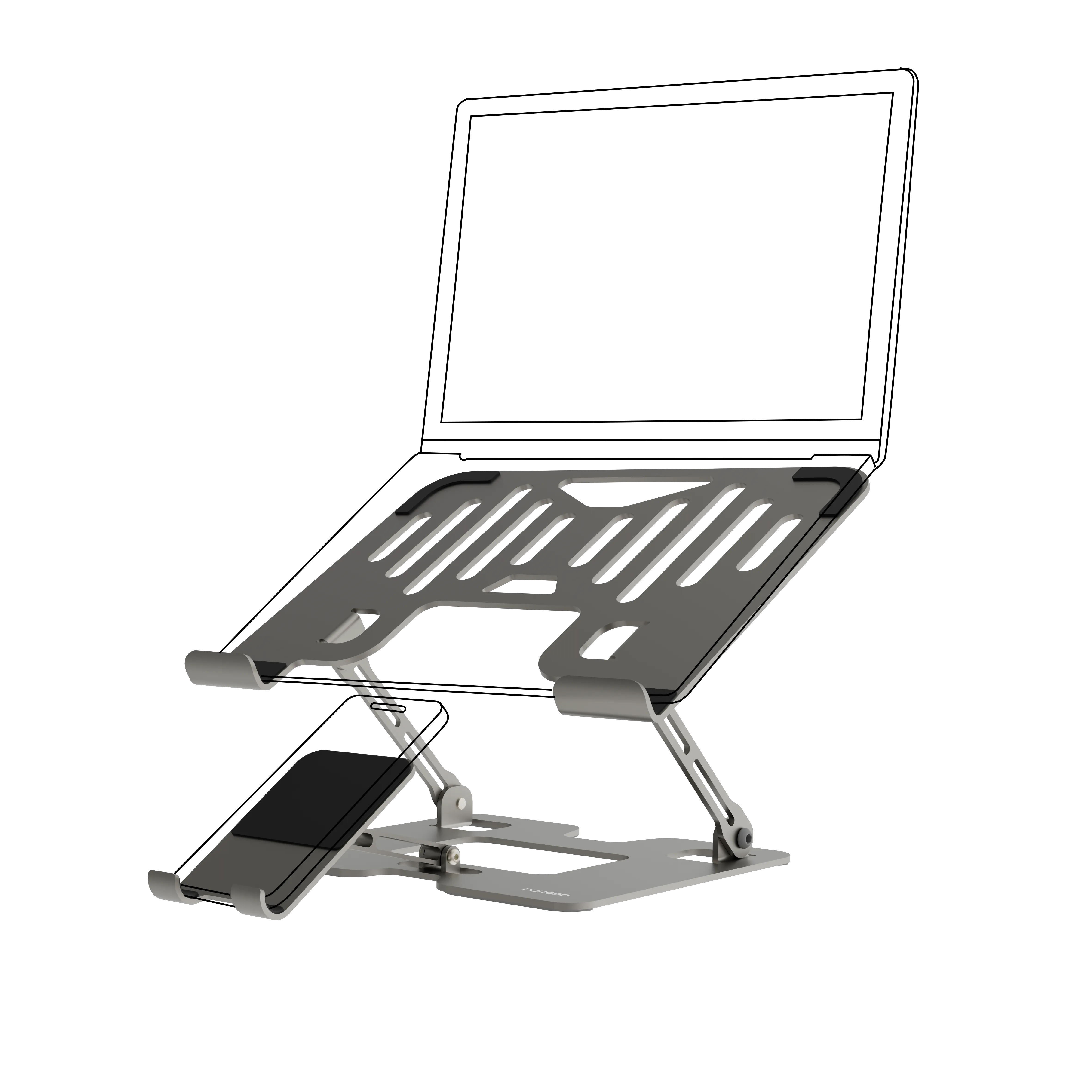 Porodo Smart Folding Multi-Device Stand