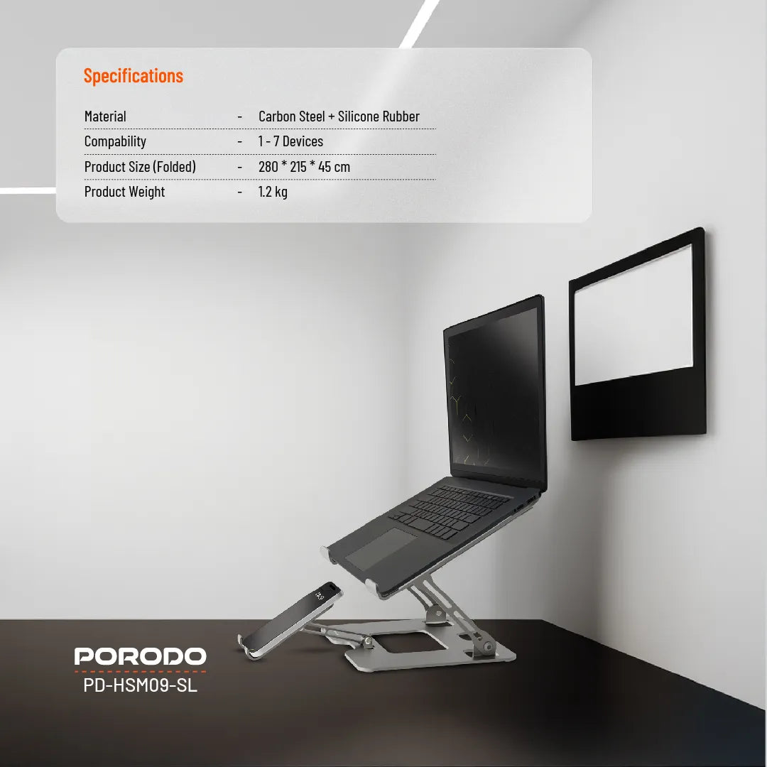 Porodo Smart Folding Multi-Device Stand