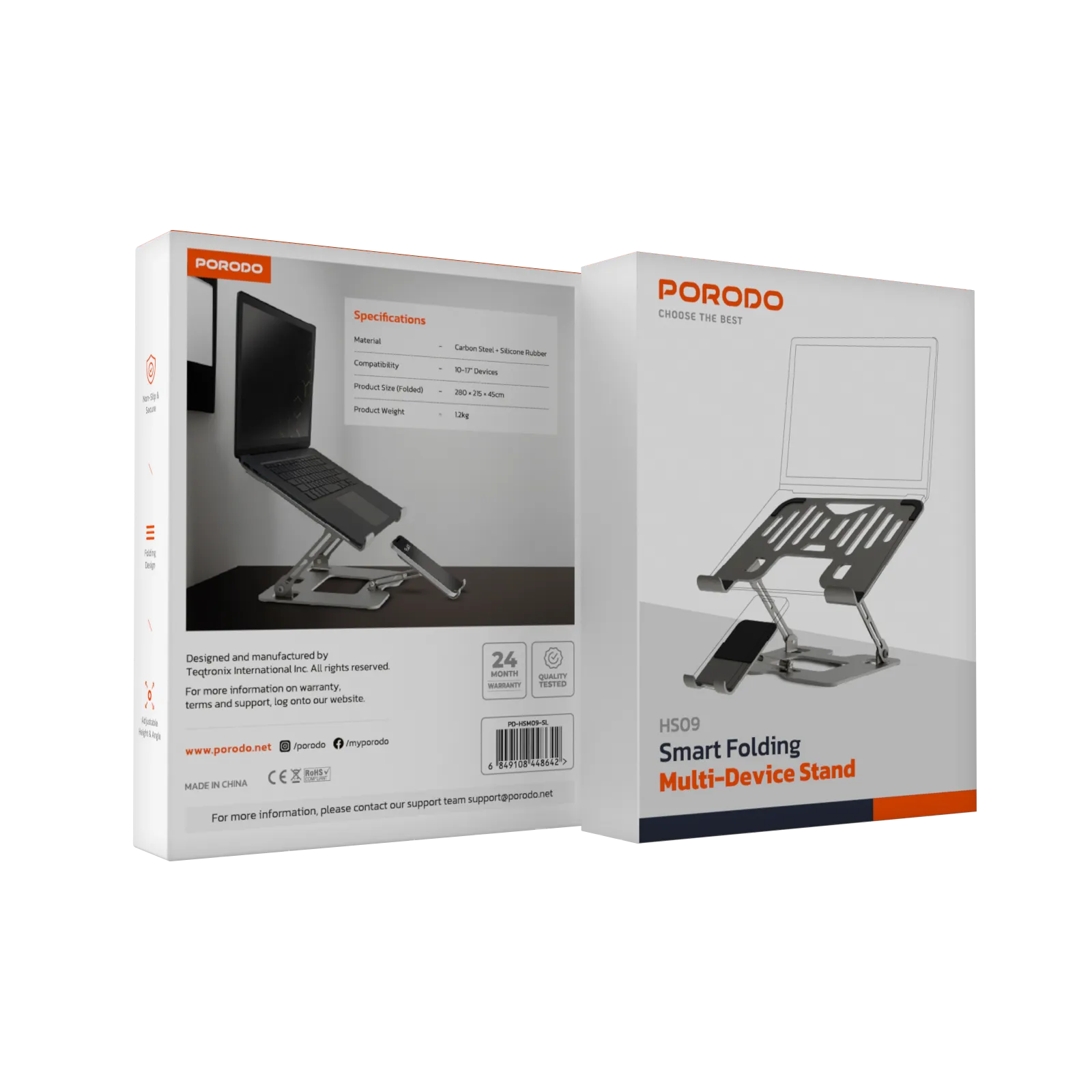 Porodo Smart Folding Multi-Device Stand