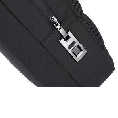 Porodo Lifestyle Cross Body Sling Bag With Fingerprint Lock
