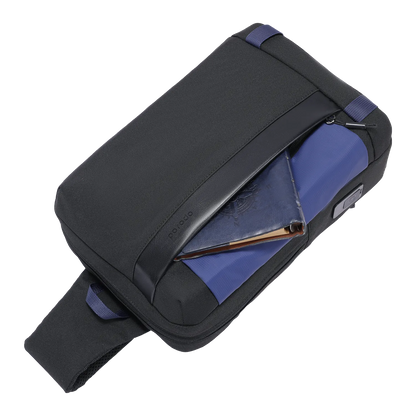 Porodo Lifestyle Cross Body Sling Bag With Fingerprint Lock