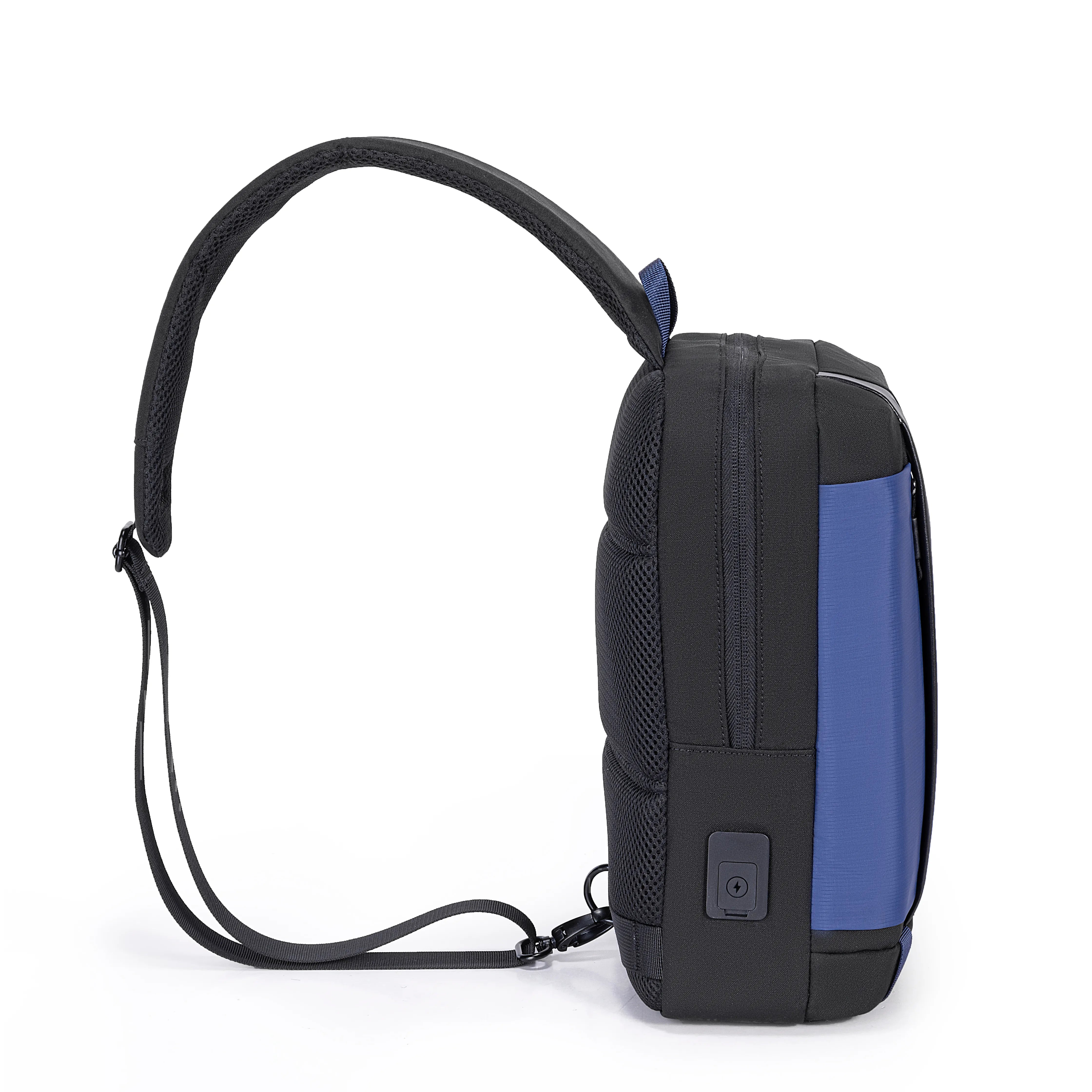 Porodo Lifestyle Cross Body Sling Bag With Fingerprint Lock