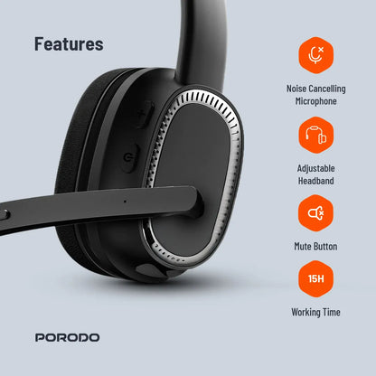 Porodo ENC Wireless Work Headphone