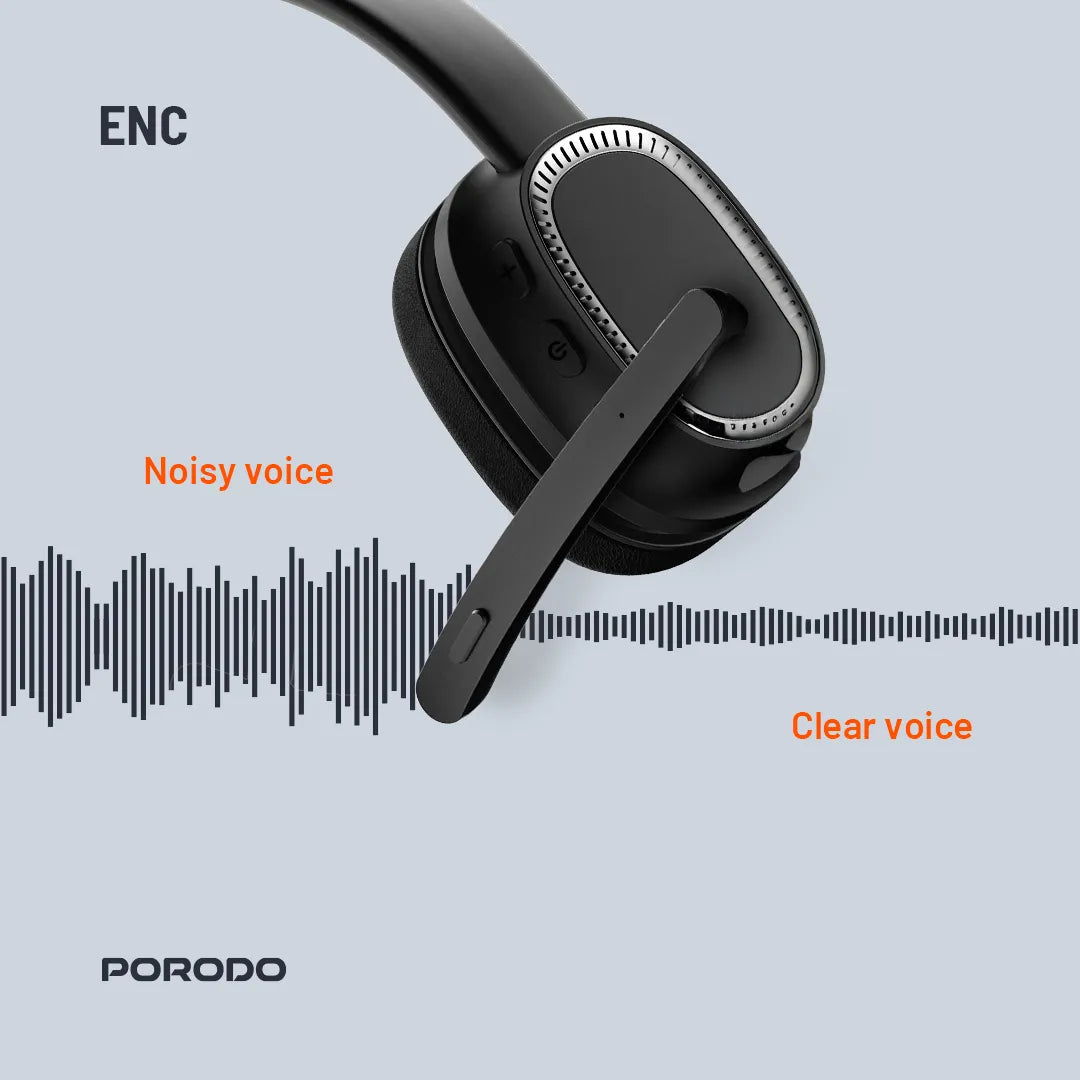 Porodo ENC Wireless Work Headphone