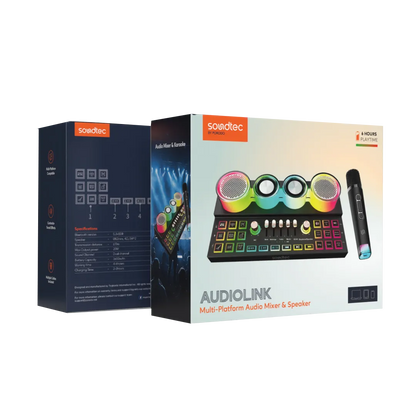 Porodo Soundtec Audiolink Multi-Platform Audio Mixer & Speaker
