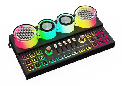 Porodo Soundtec Audiolink Multi-Platform Audio Mixer & Speaker