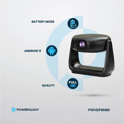 Powerology Rotating Stand Portable Projector