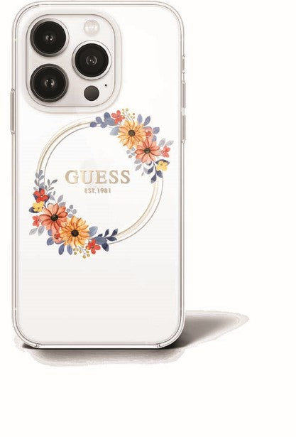 Guess Iphone 16 FLOWERS EDITION Case