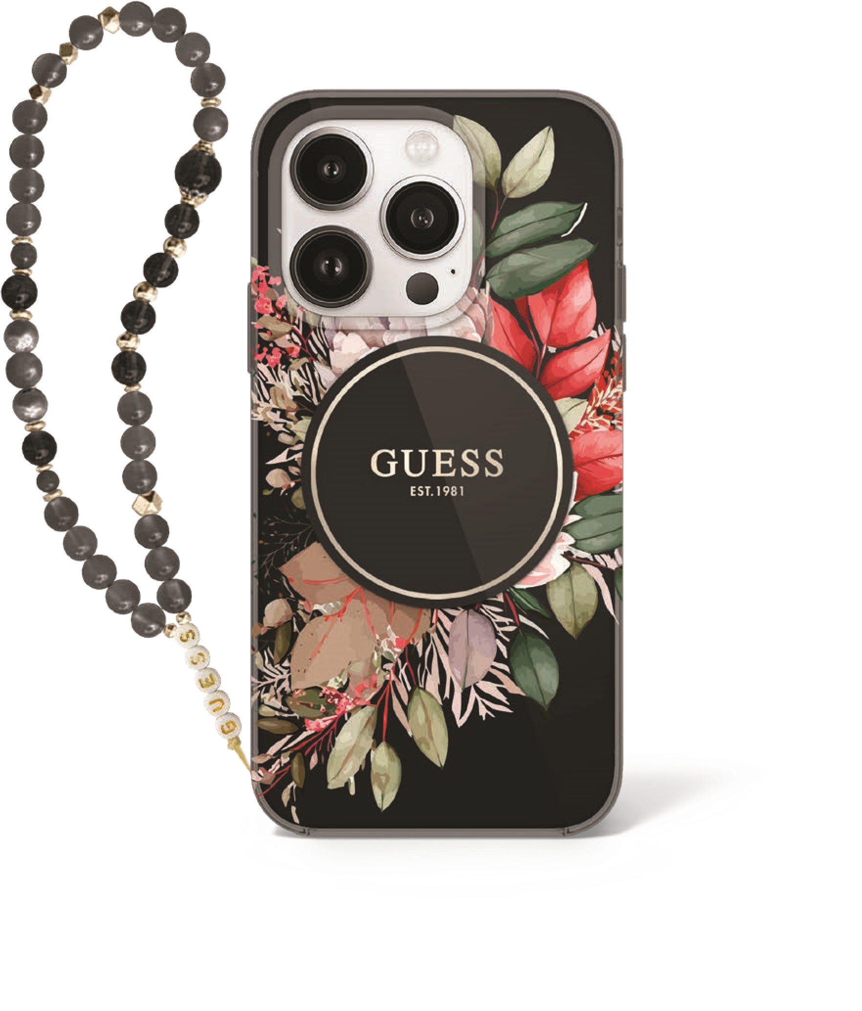 Guess Iphone 16 FLOWERS EDITION Case