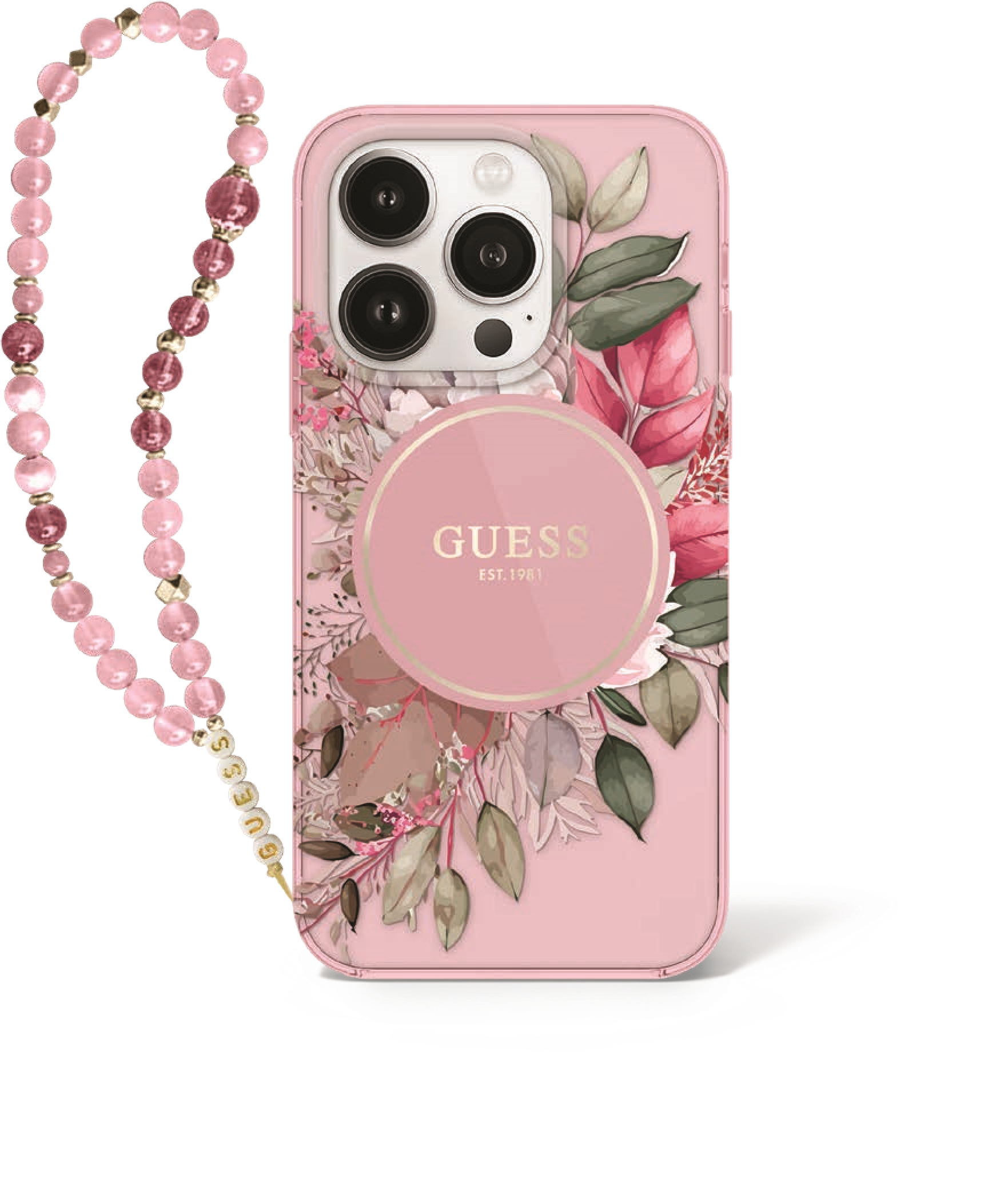 Guess Iphone 16 FLOWERS EDITION Case