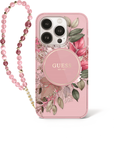 Guess Iphone 16 FLOWERS EDITION Case