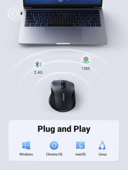 UGREEN Ergonomic Wireless Mouse