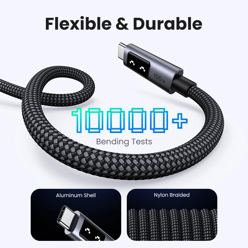 UGREEN Uno 100W USB-C to USB-C Cable (2m)