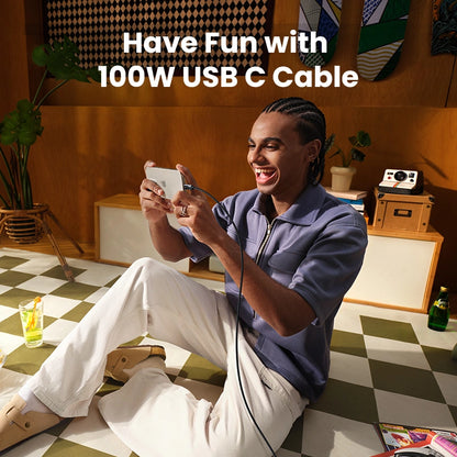 UGREEN Uno 100W USB-C to USB-C Cable (2m)