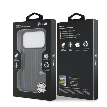 BMW MagSafe Kevlar Case With Printed Tricolor & Metal Logos