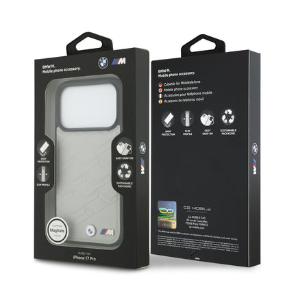 BMW MagSafe PU Seat Shaped Leather Case With Metal Logos