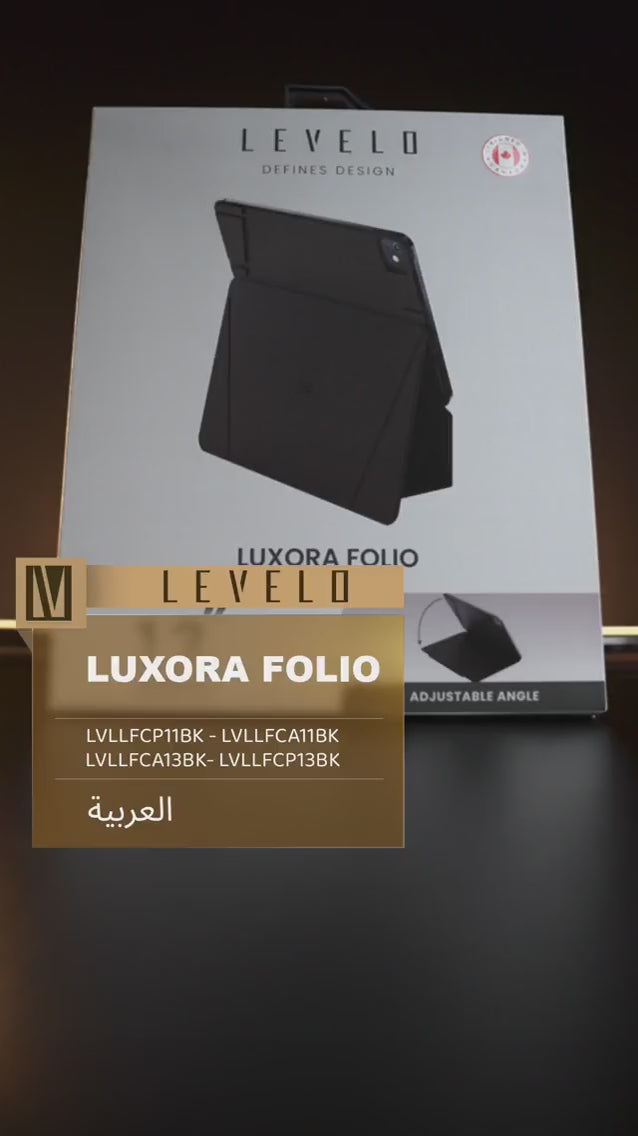 Levelo Luxora Folio Case