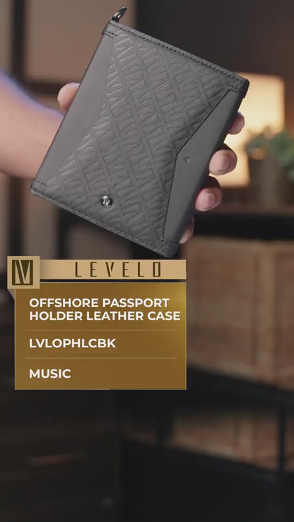 Levelo Offshore Passport Holder Leather Case