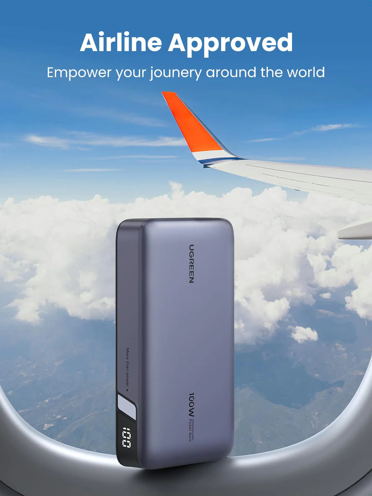 UGREEN 3-in-1 20000mAh Fast Charging Power Bank