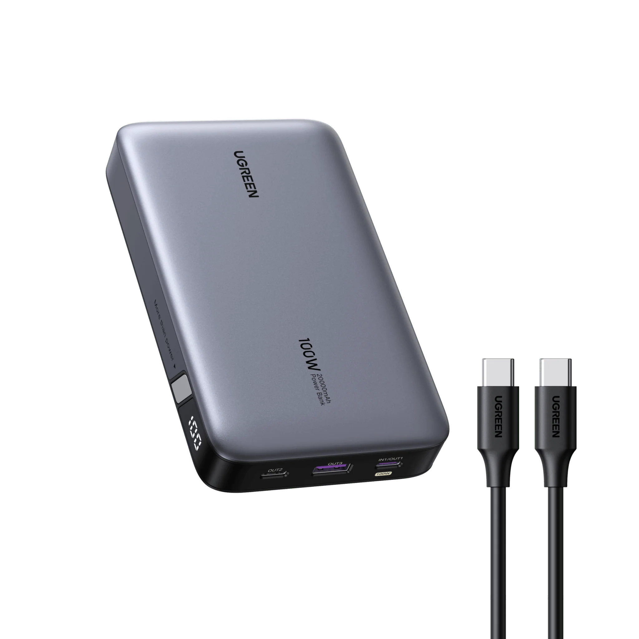 UGREEN 3-in-1 20000mAh Fast Charging Power Bank