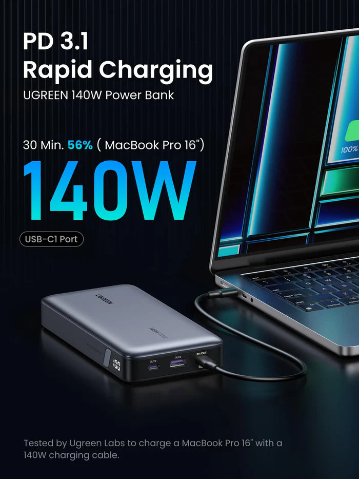 UGREEN 145W 25000mAh Fast Charging Power Bank