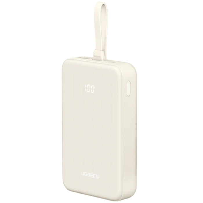 UGREEN 20000mAh Power Bank with Built-in USB-C Cable