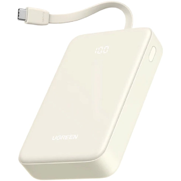 UGREEN 20000mAh Power Bank with Built-in USB-C Cable